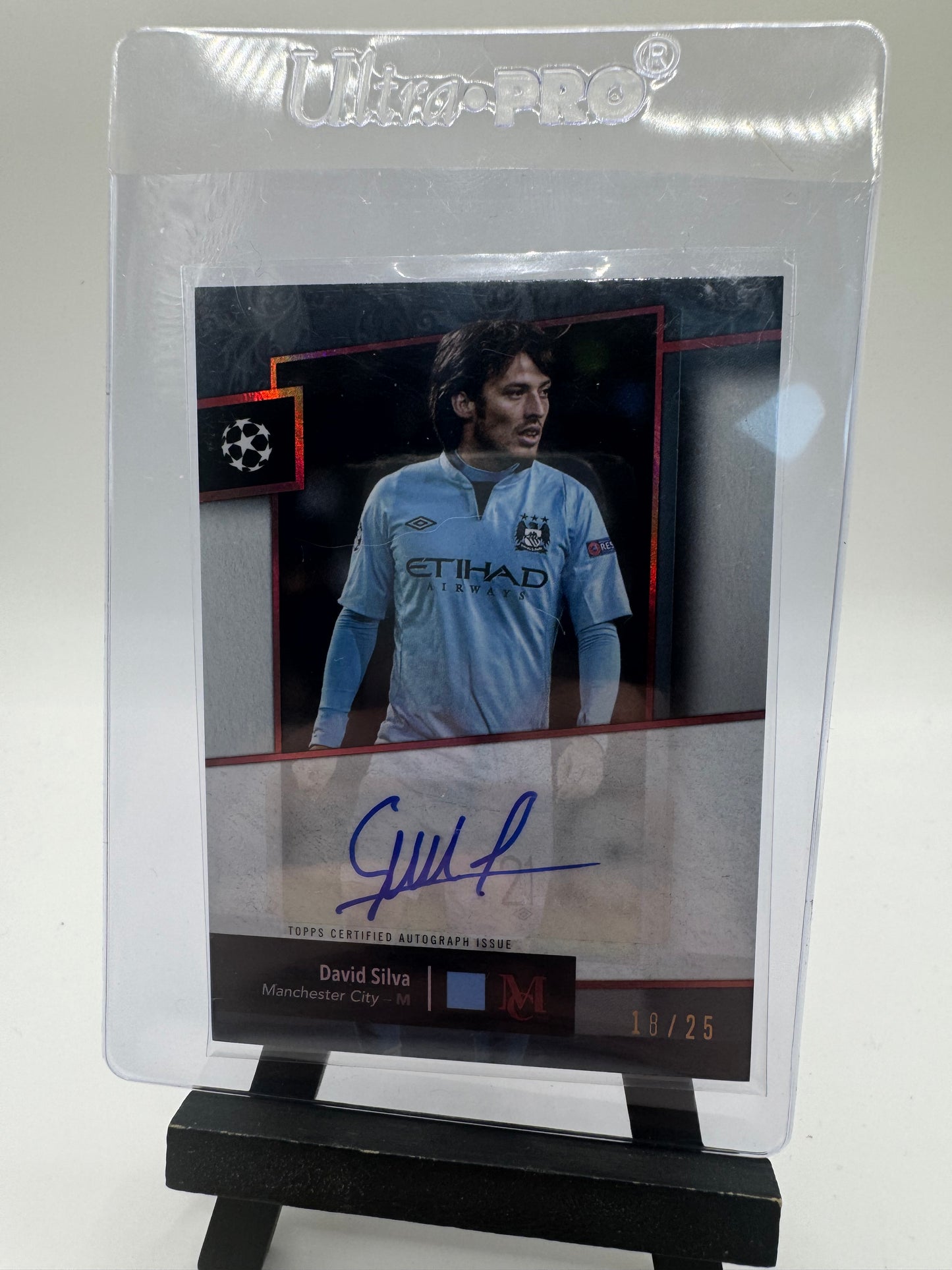 2024 Topps Museum David Silva Auto /25 #AA-DS2 Manchester City