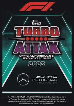 2023 Topps Turbo Attax F1 Lewis Hamilton Gold #LE 4G Mercedes-AMG
