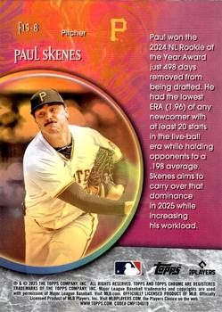 2025 Topps Chrome Fortune 15 Paul Skenes #F15-8 Pittsburgh Pirates