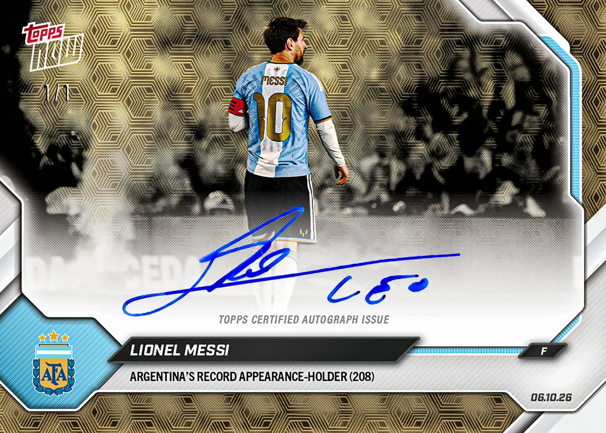 2026 Argentina Topps NOW® - Final Farewell Pack - Lionel Messi