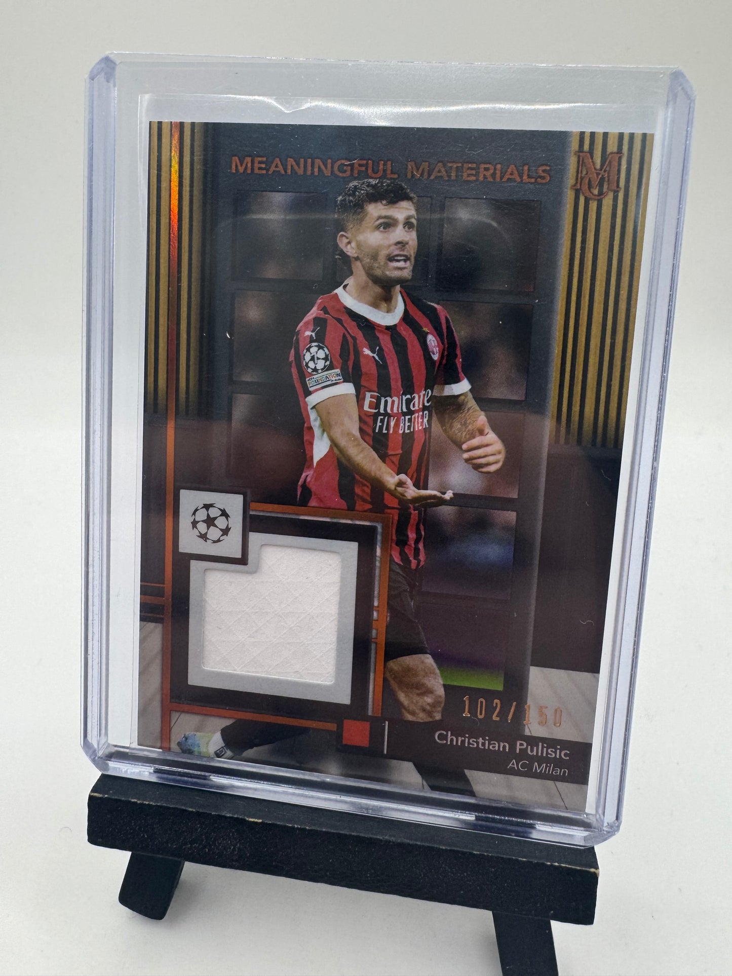 2024 Topps Museum Christian Pulisic Relic /150 #MMSR-CH AC Milan