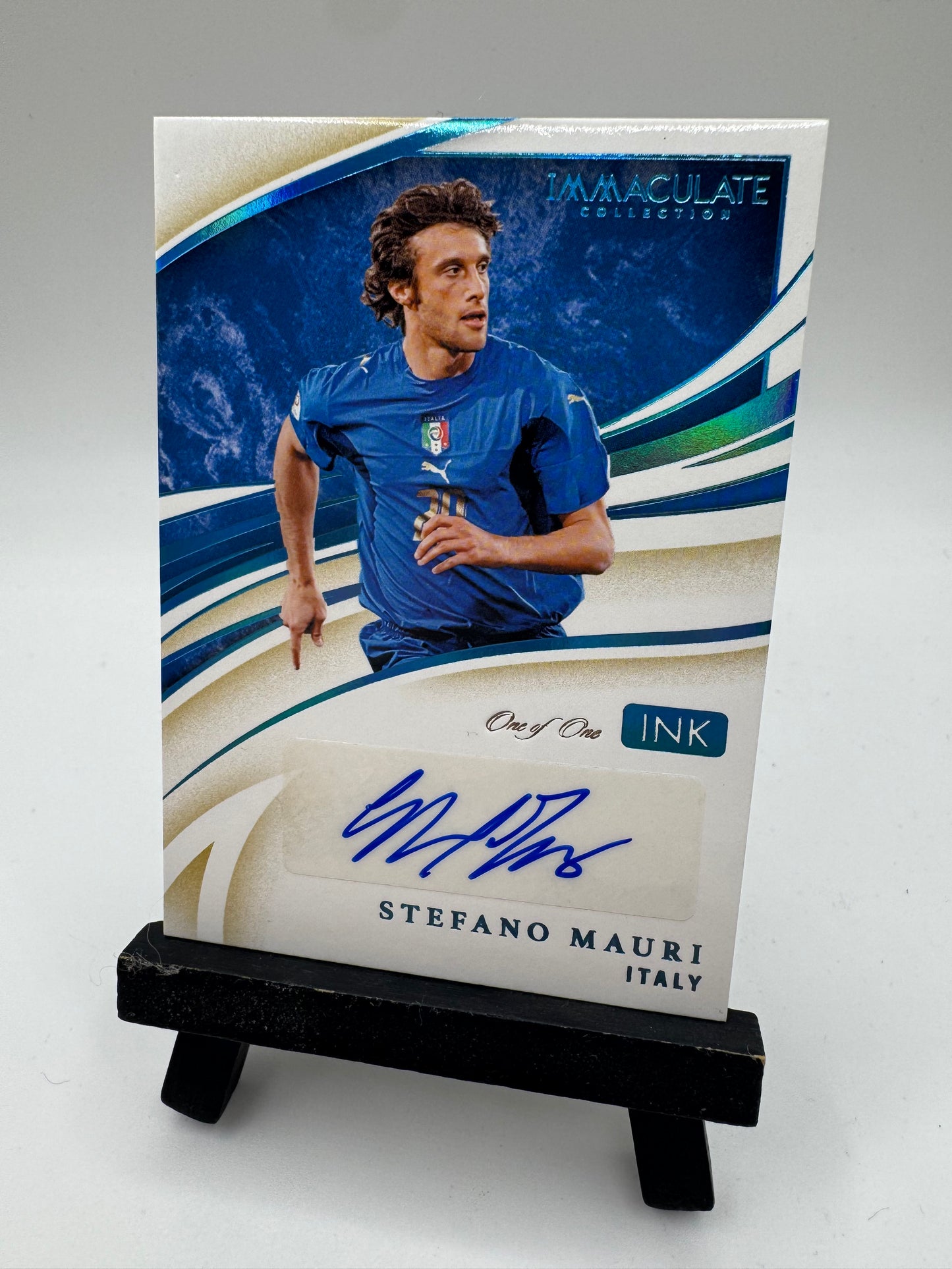 2020 Panini Immaculate Ink Stefano Mauri Auto 1/1 #I-SMA Italy