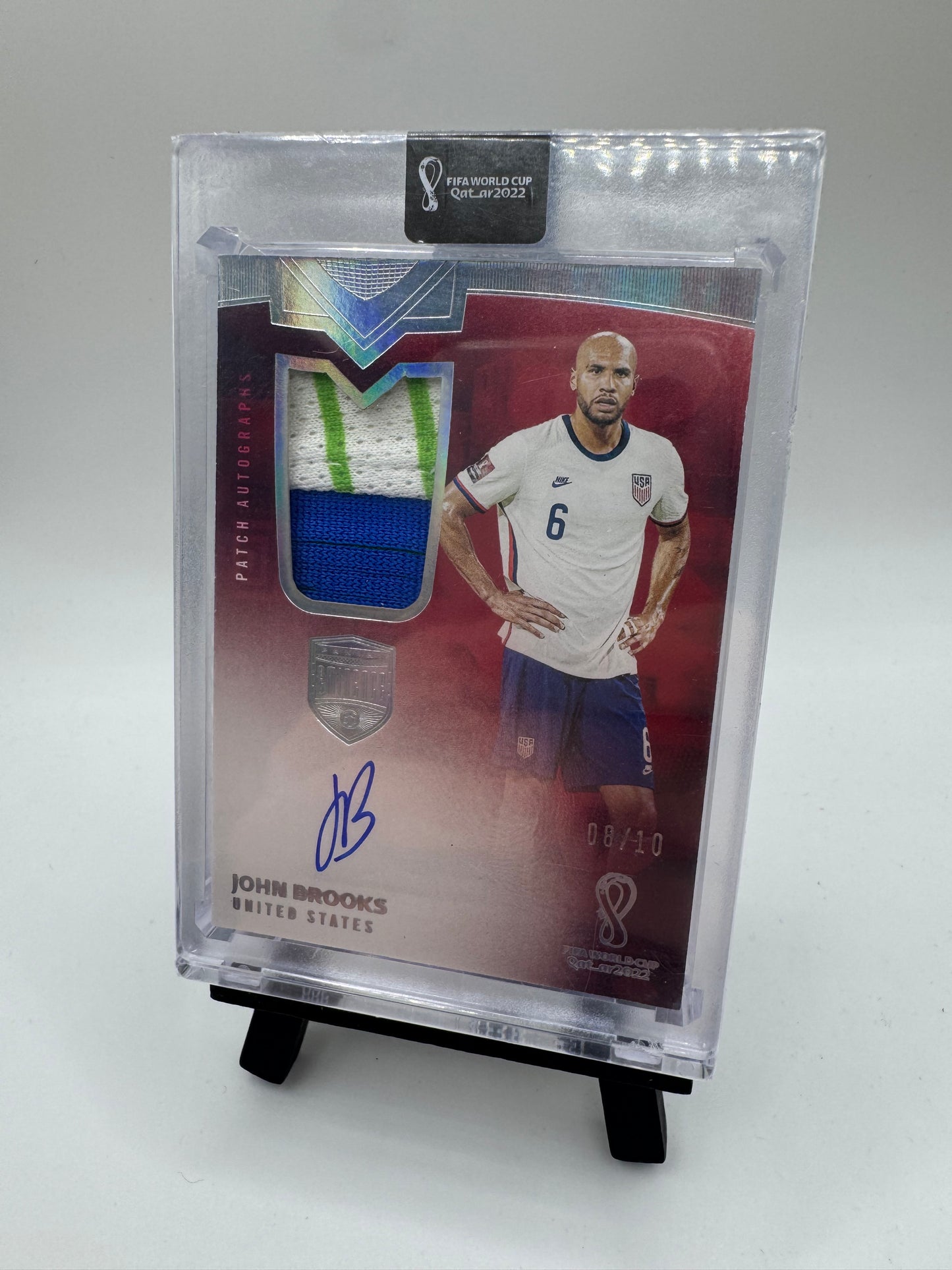 2022 Panini Eminence World Cup Patch Auto John Brooks /10 #PA-JBR USA