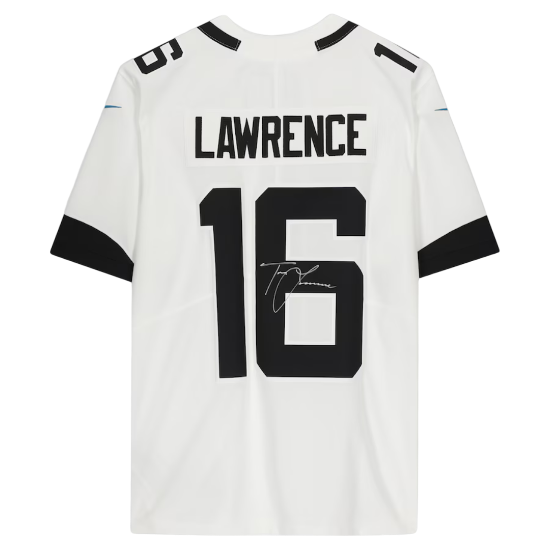 Maillot Nike NFL Jacksonville Jaguars signé par Trevor Lawrence (Fanatics)