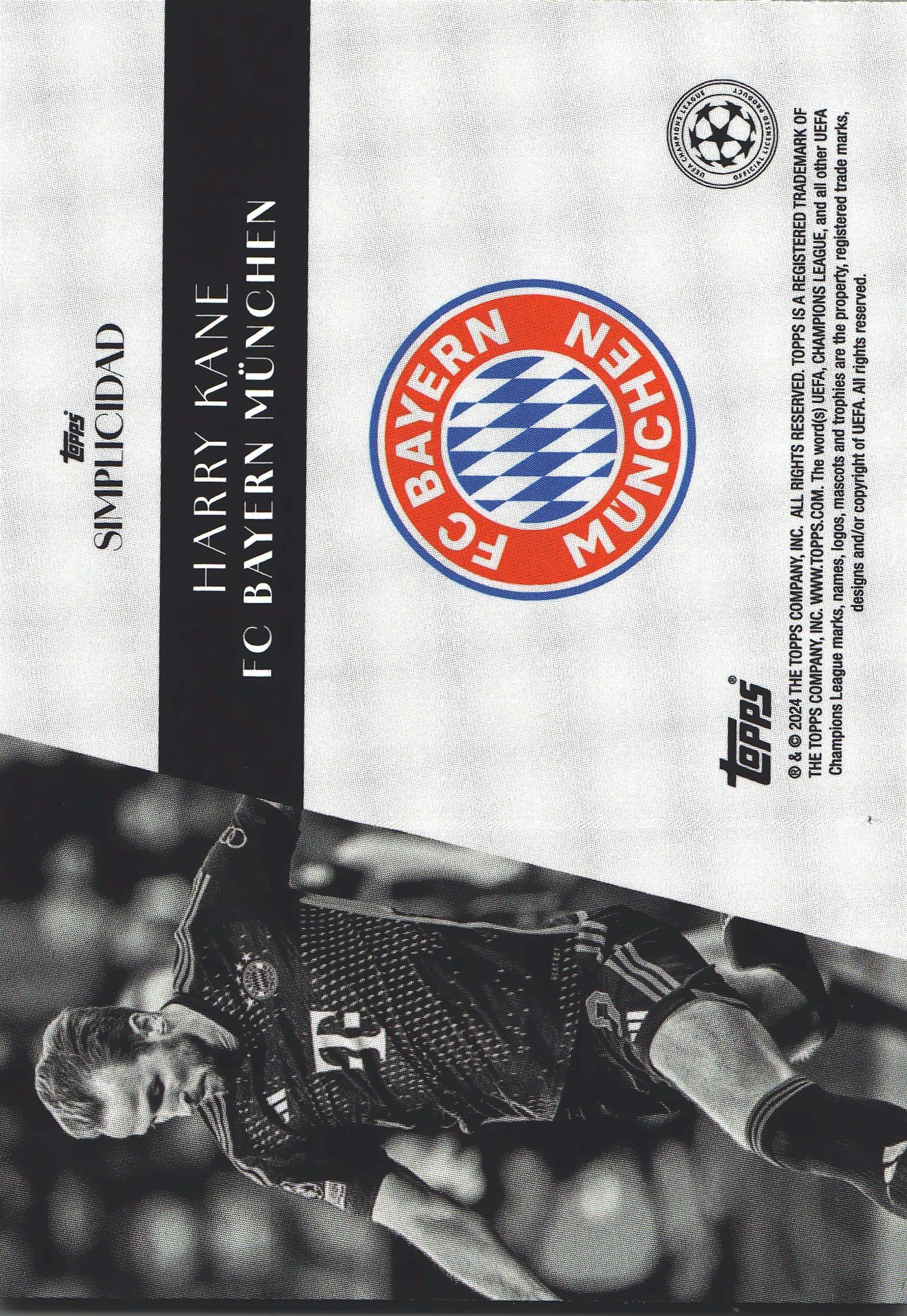 2023 Topps Simplicidad UCC Harry Kane Bayern Munich
