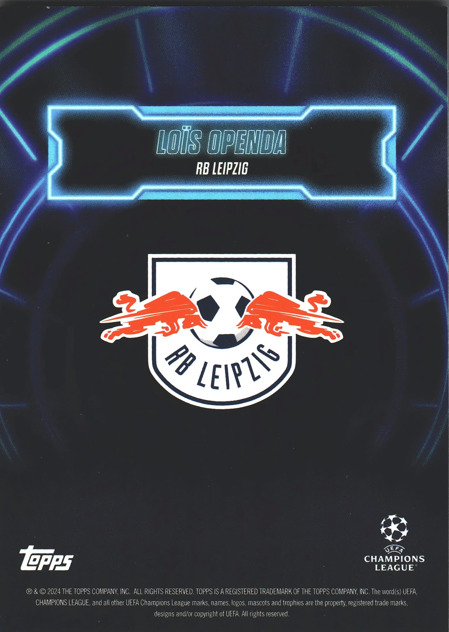 2023 Topps Showtime Lois Openda RB Leipzig