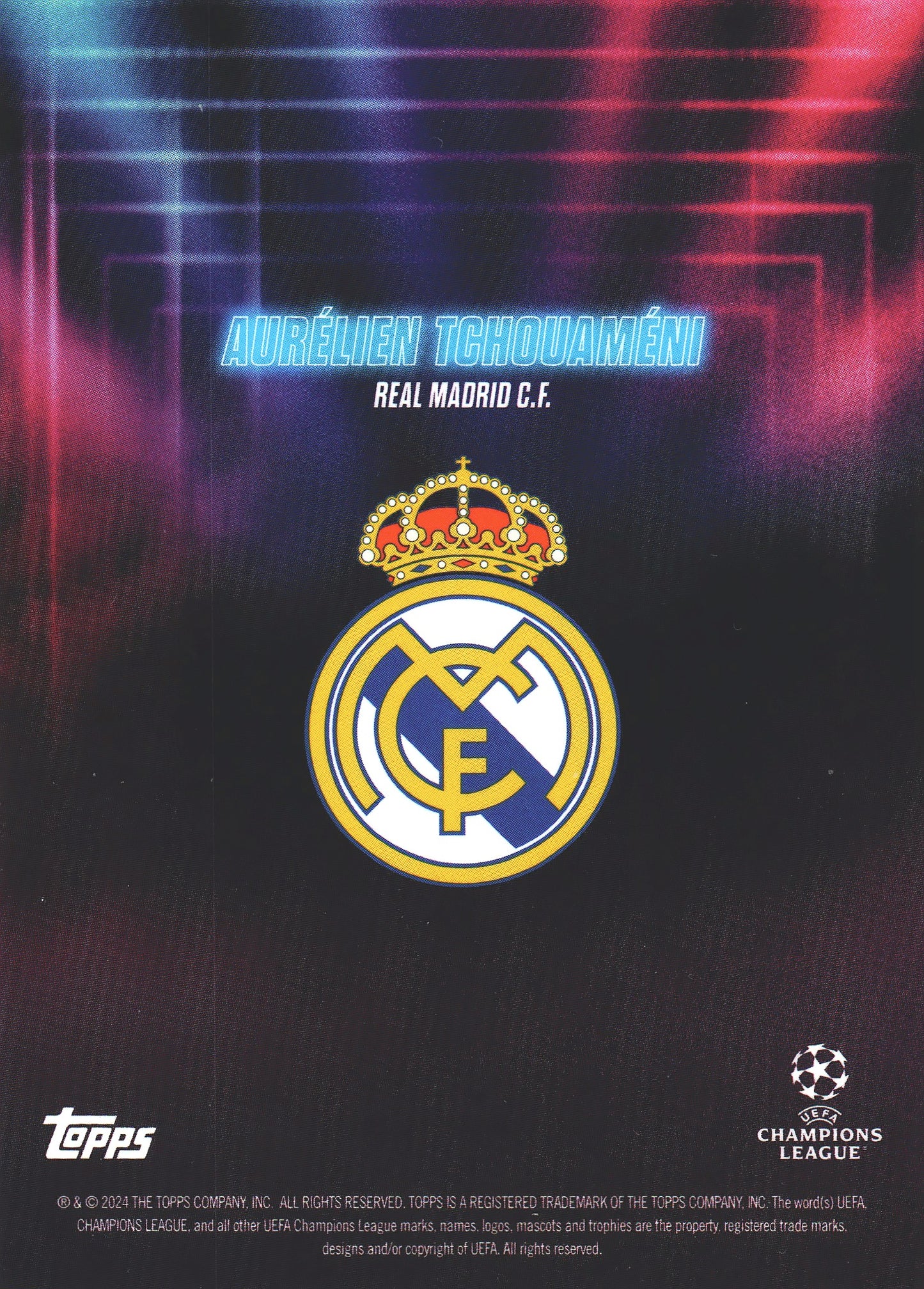 2023 Topps Showtime Aurelien Tchouameni Real Madrid