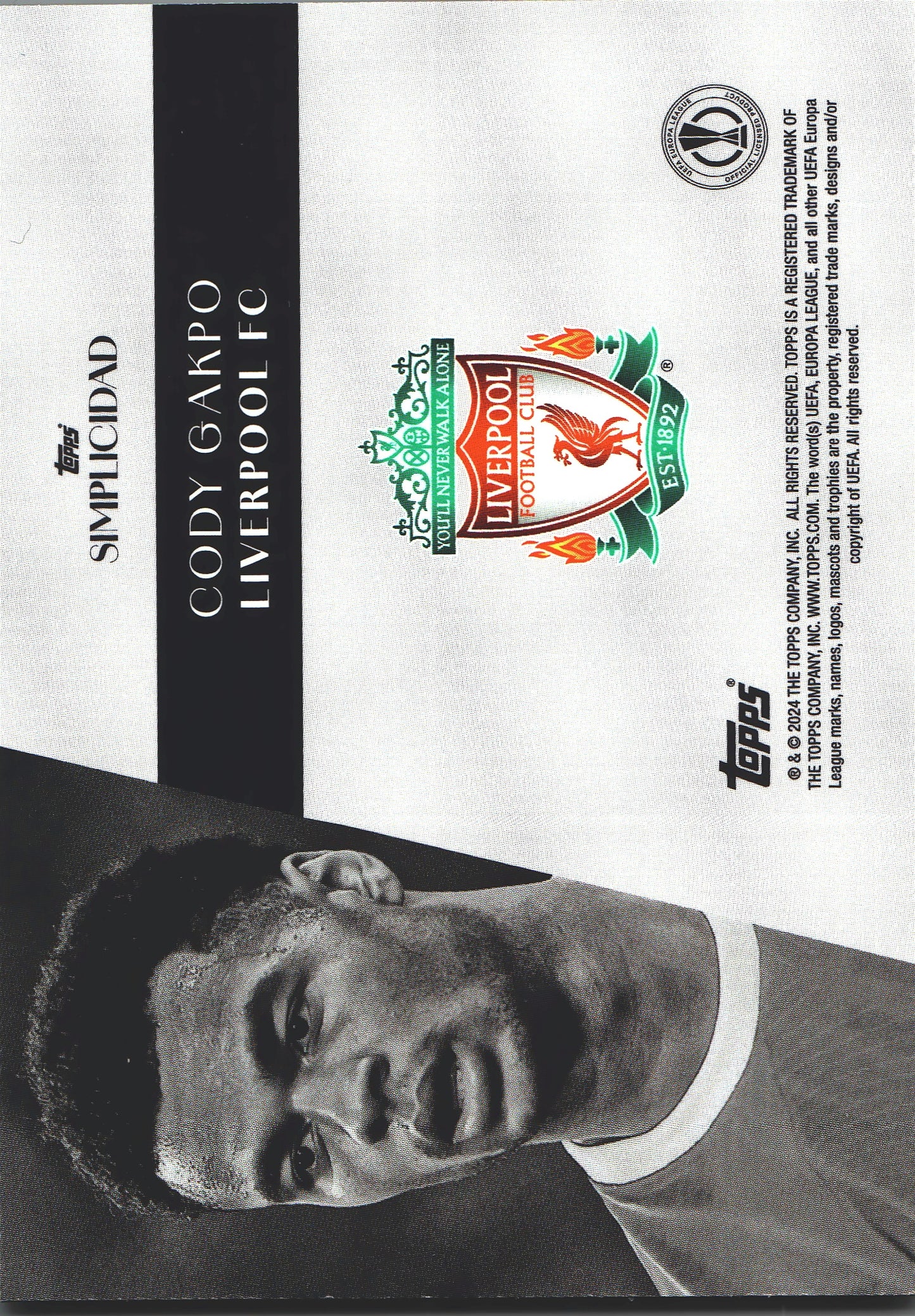 2023 Topps Simplicidad UCC Cody Gakpo Green /49 Liverpool