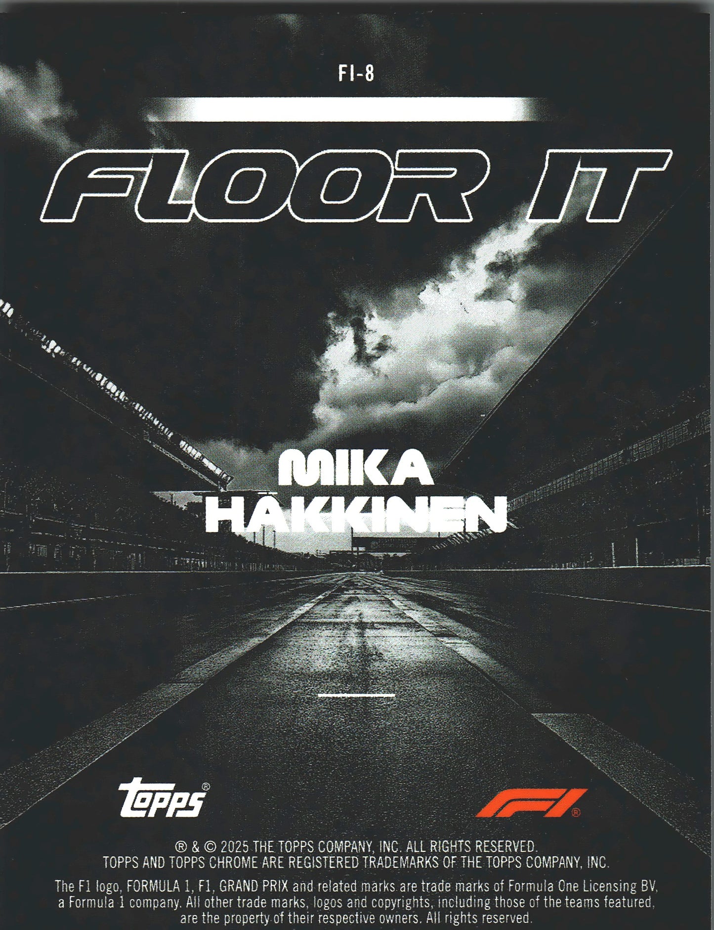 2025 Topps Chrome Formula 1 Floor It Mika Hakkinen #FI-8 McLaren