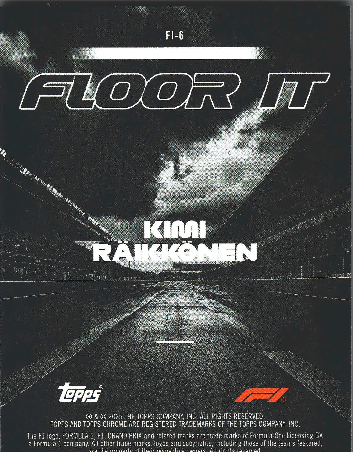 2025 Topps Chrome Formula 1 Floor It Kimi Raikkonen #FI-6 Ferrari