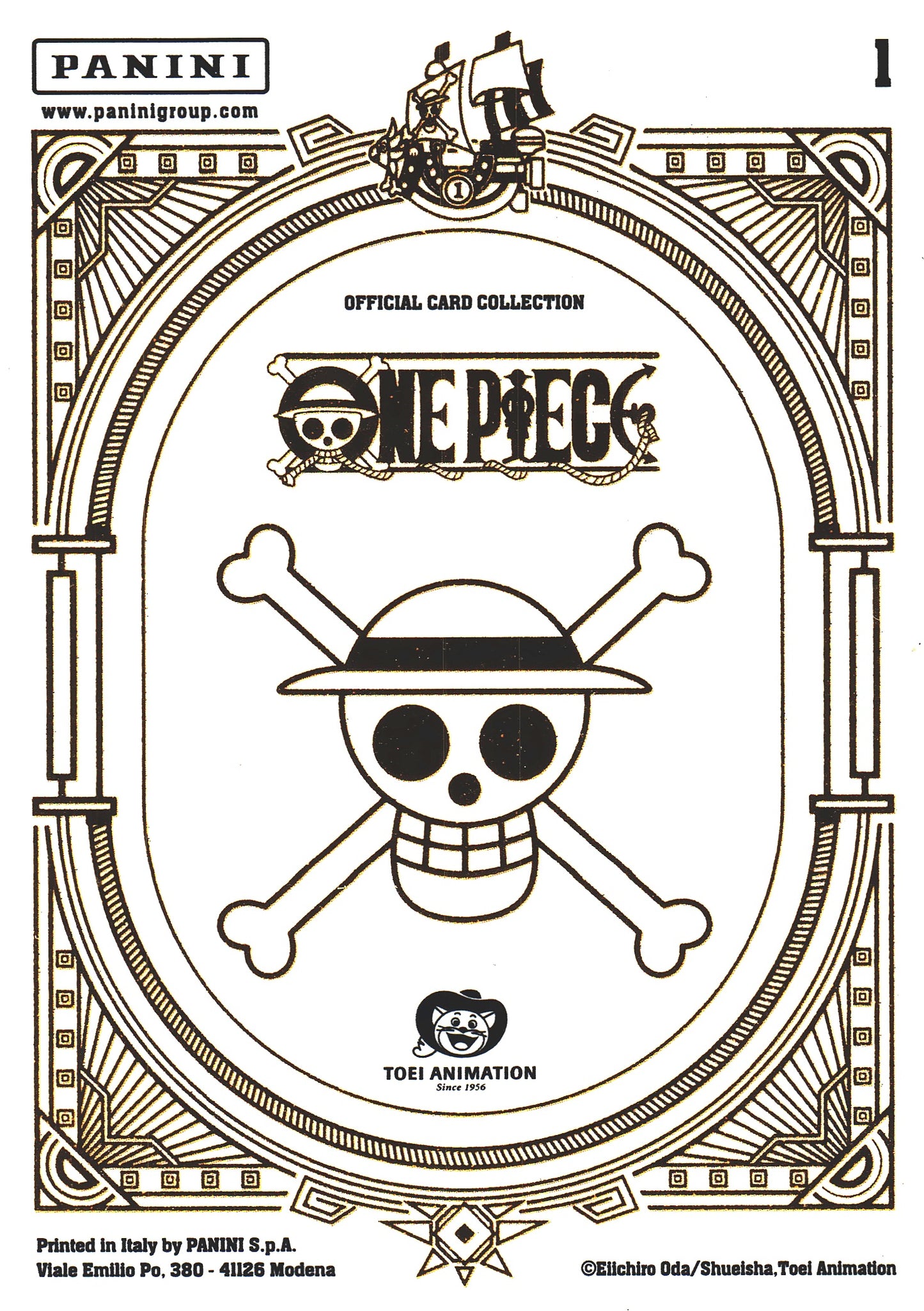 2024 Panini One Piece Treasures Monkey D. Luffy Character #1