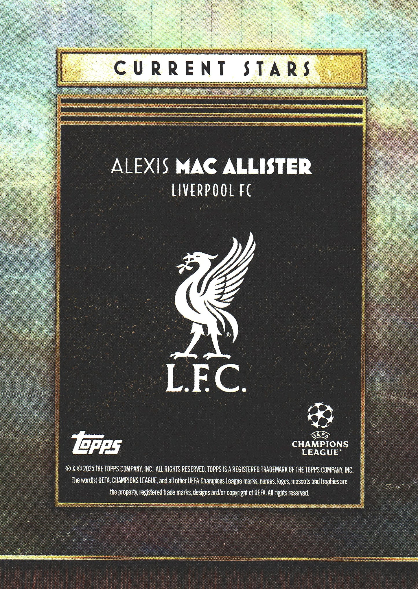 2025 Topps Deco UCC Current Stars Alexis Mac Allister Liverpool FC
