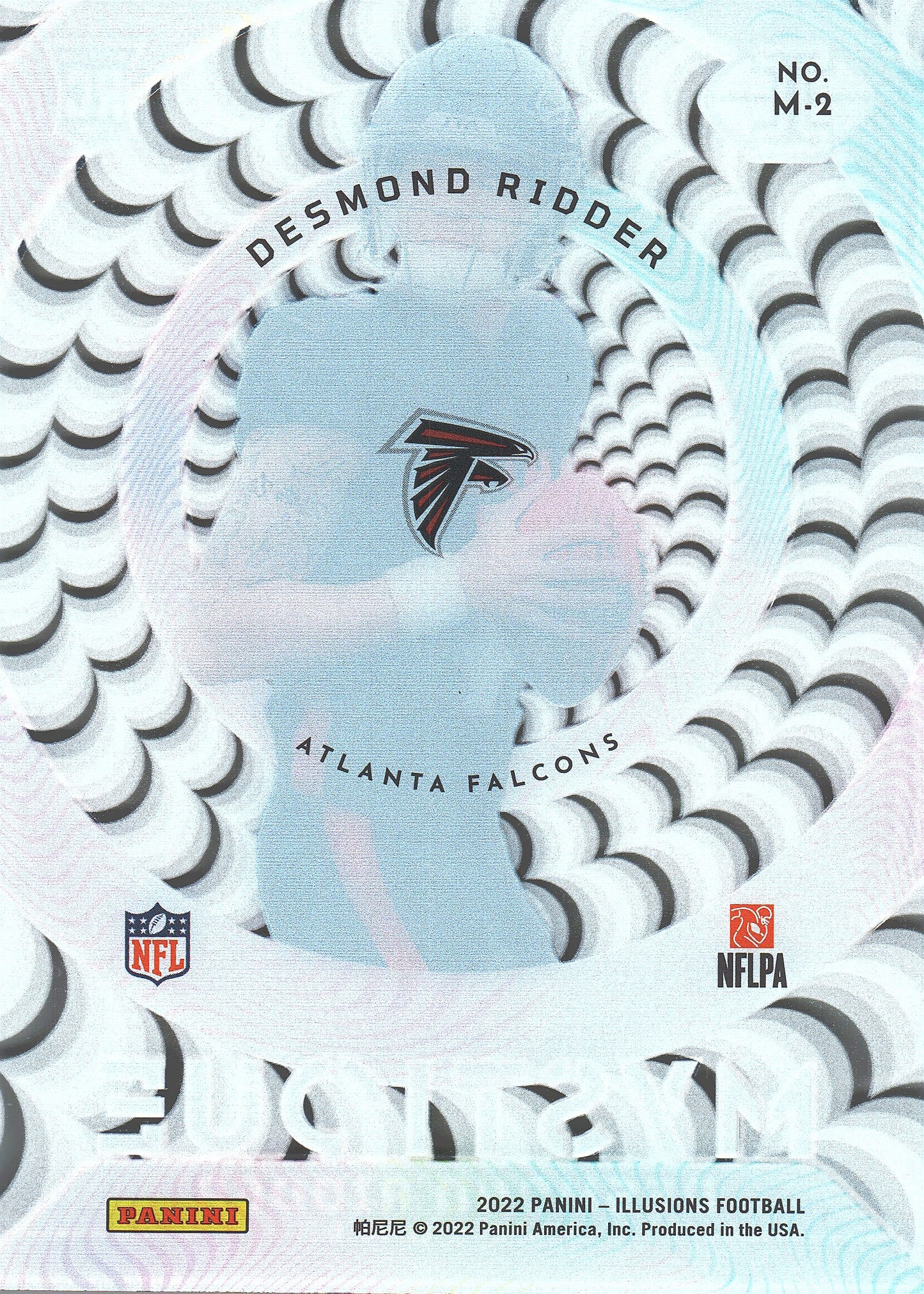 2022 Panini Illusions Mystique Desmond Ridder #M-2 Atlanta Falcons