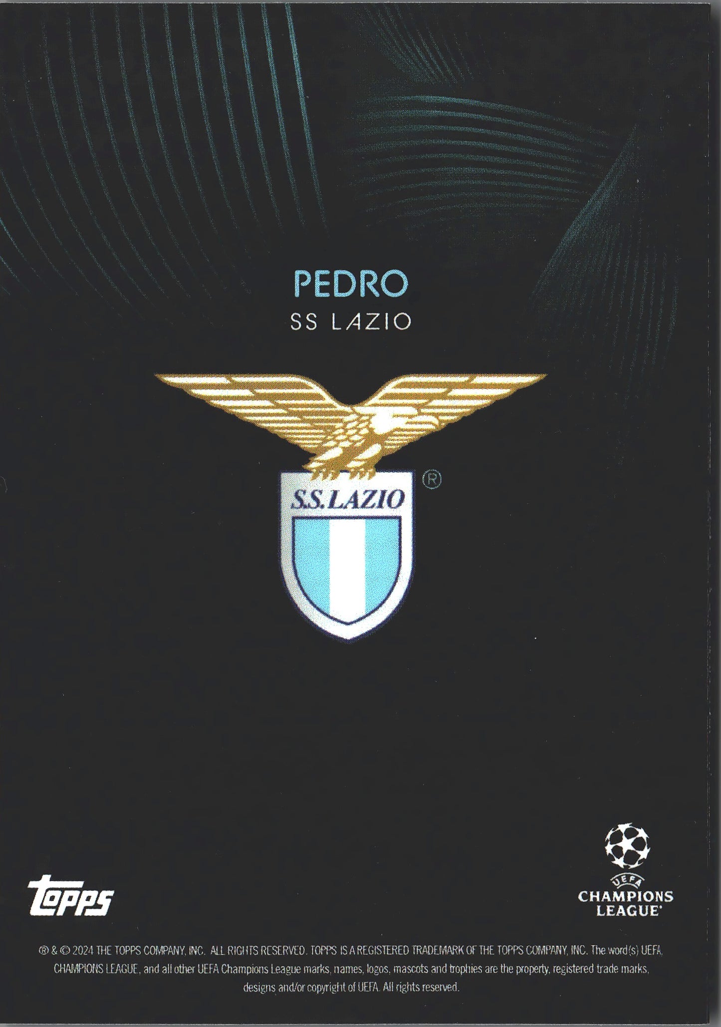 2023 Topps Knockout UCC Pedro CS Lazio