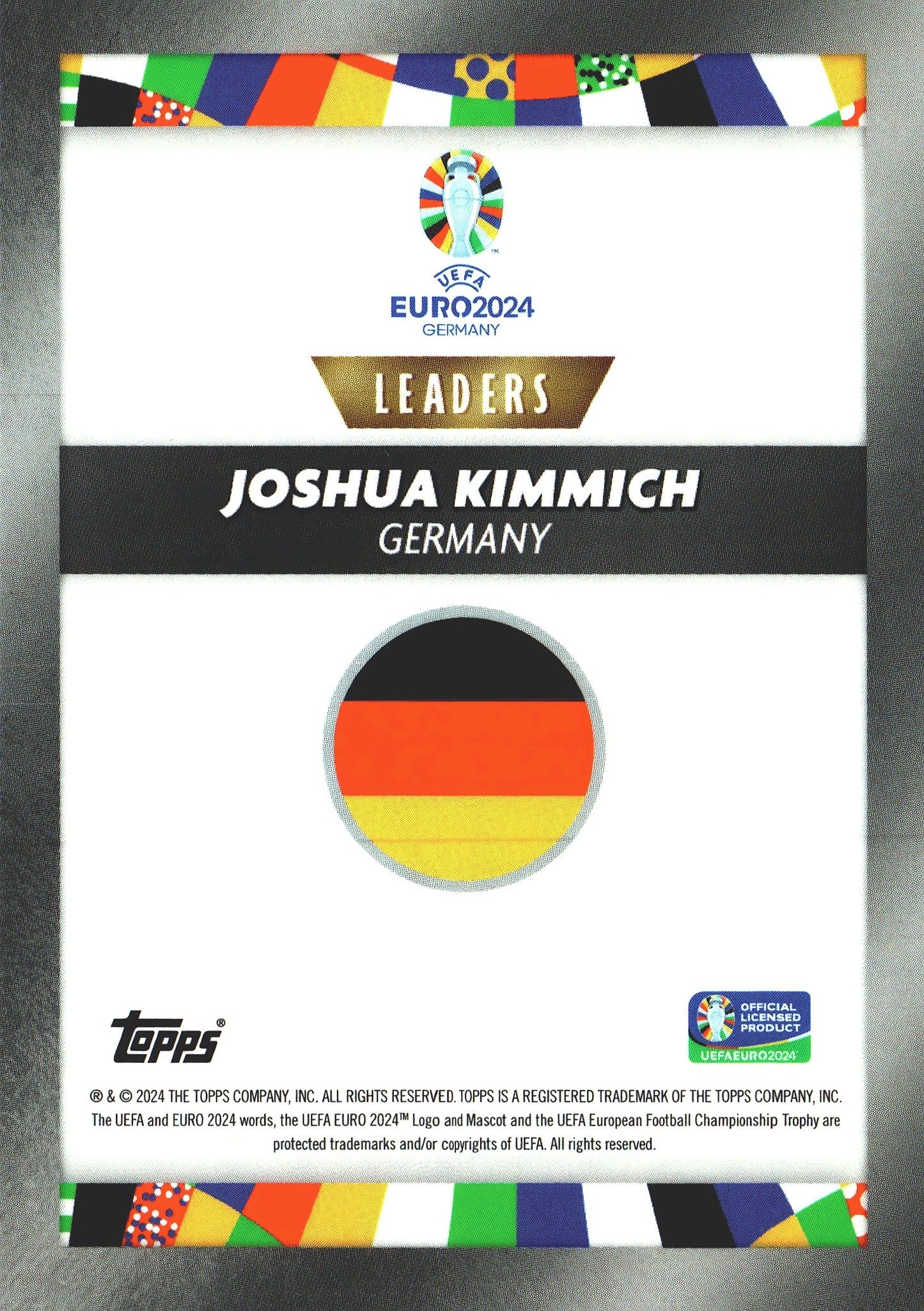 2024 Topps Curated Set Joshua Kimmich Germany