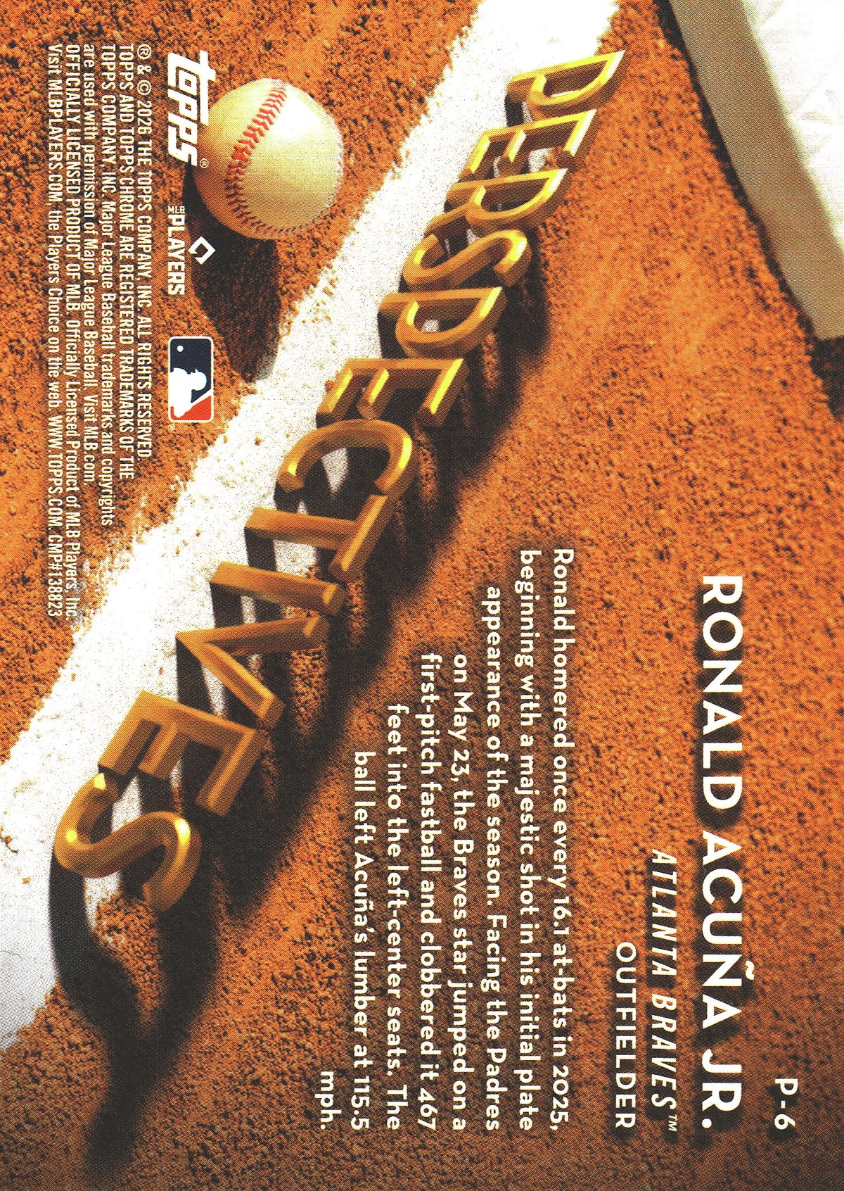 2026 Topps Chrome Perspectives Geometric Ronald Acuña Jr. #P-6 Atlanta Braves