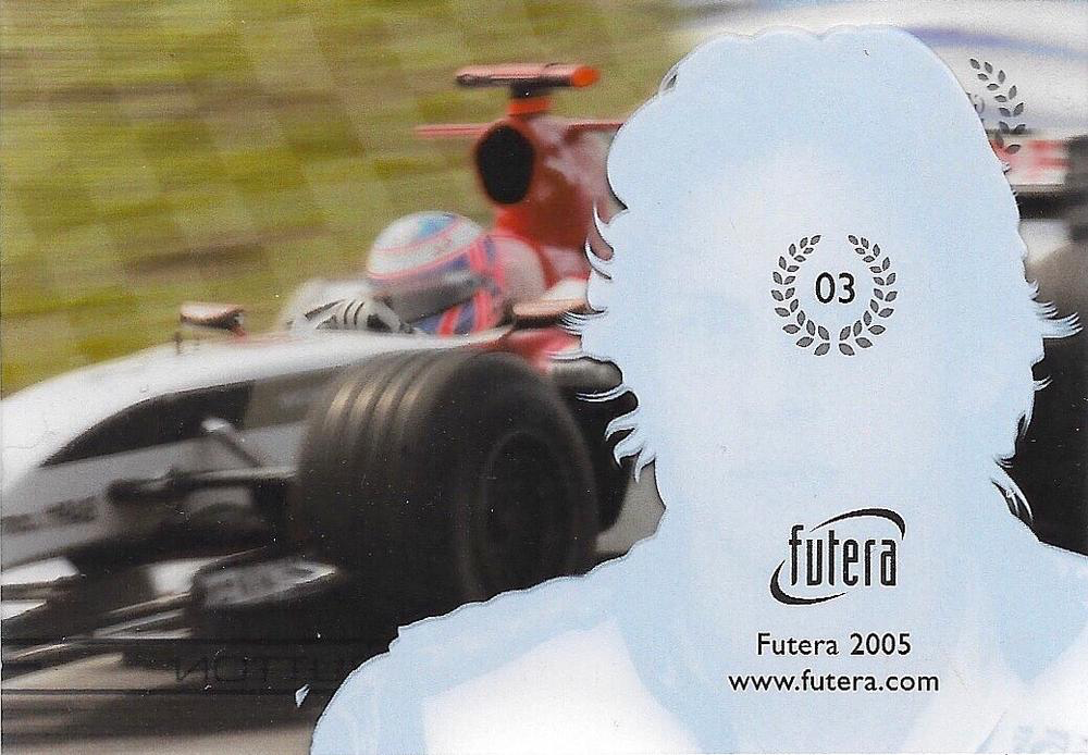 2005 Futera Grand Prix Jenson Button #03 BAR