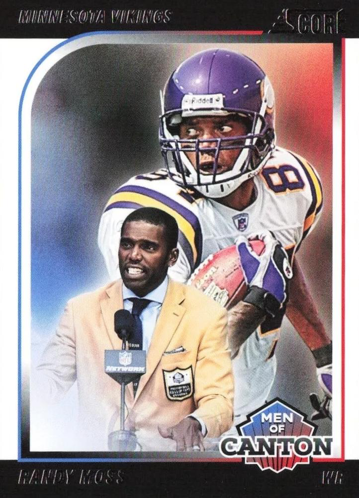 2024 Panini Score Football Men of Canton Randy Moss Minnesota Vikings #14