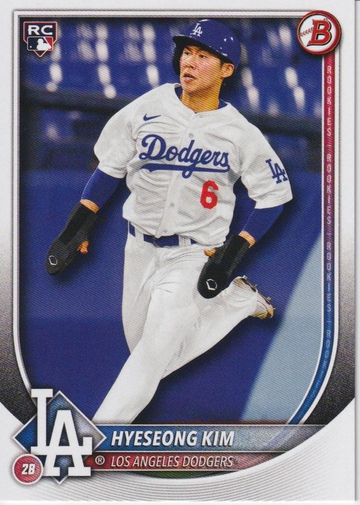 2025 Topps Bowman Hyeseong Kim RC Los Angeles Dodgers #91