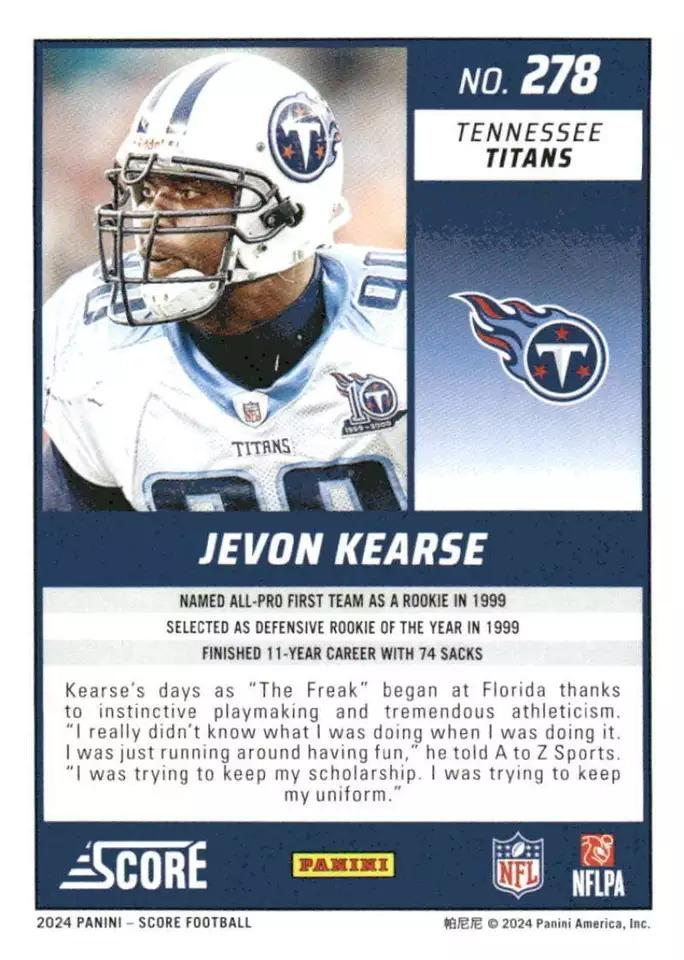 2024 Panini Score Football Jevon Kearse Tennessee Titans #278