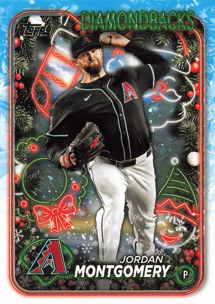 2024 Topps Holiday Jordan Montgomery Arizona Diamondbacks #H152