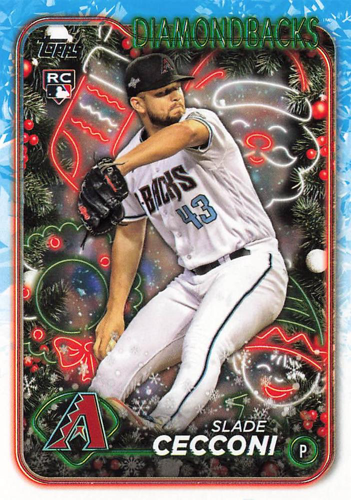 2024 Topps Holiday Slade Cecconi RC Arizona Diamondbacks #H39