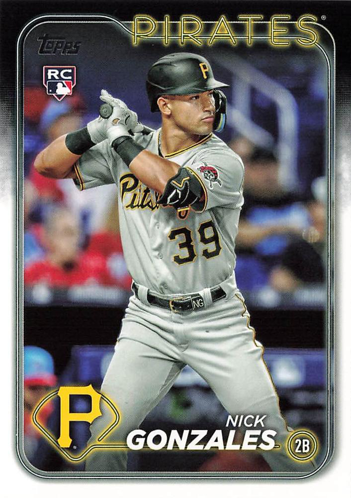 2024 Topps Series 1 Nick Gonzales RC Pittsburgh Pirates #168