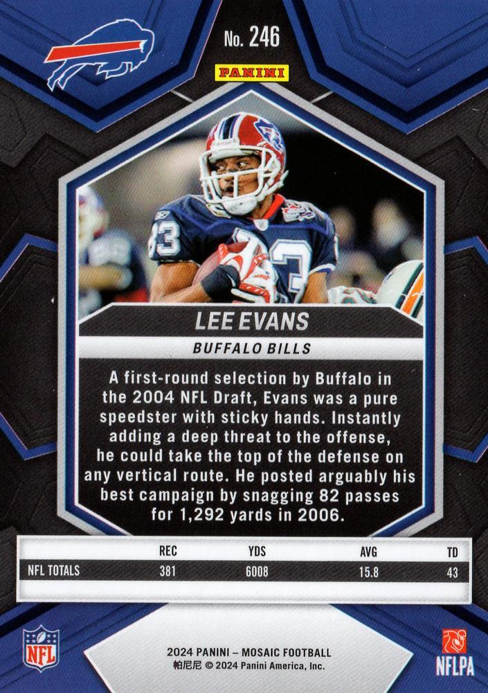 2024 Panini Mosaic Football Lee Evans Buffalo Bills #246