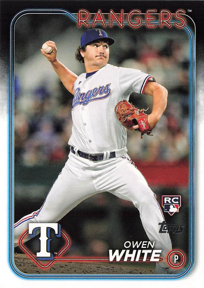 2024 Topps Series 1 Owen White RC Texas Rangers #5