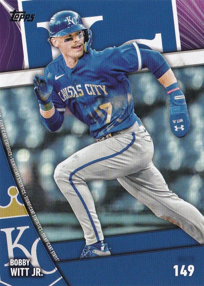 2024 Topps Series 2 Significant Statistics Bobby Witt Jr. Kansas City Royals #SS-21