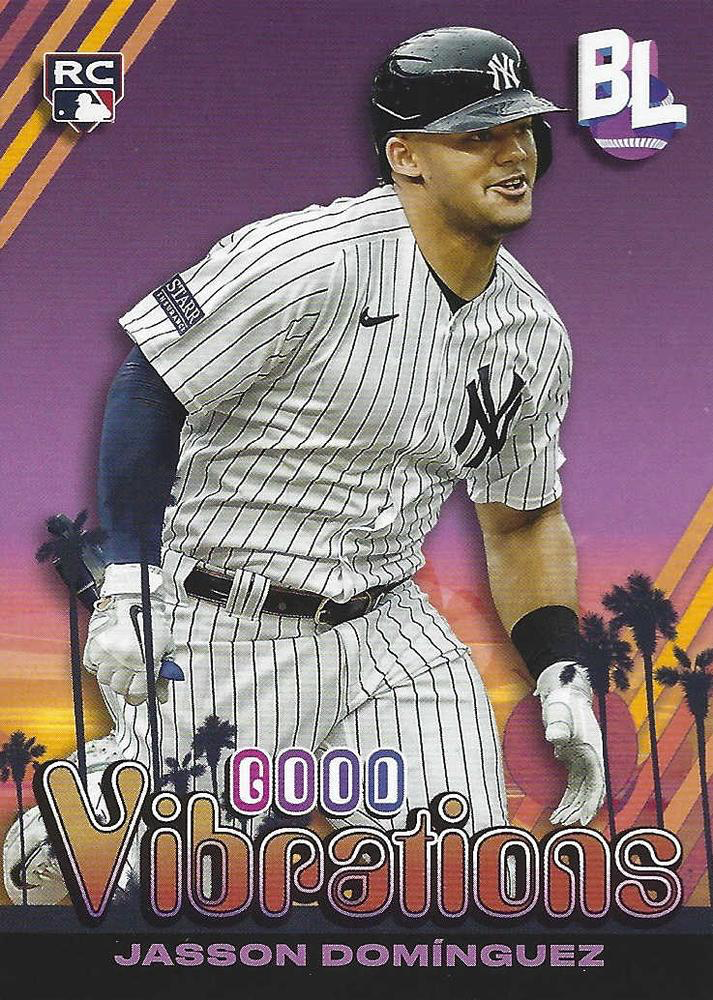 2024 Topps Big League Good Vibrations Jasson Domínguez RC New York Yankees #GV-22