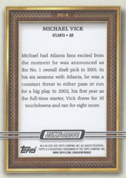 2023 Topps Composite Football Portrait Gallery Michael Vick #PG-8 Atlanta Falcons