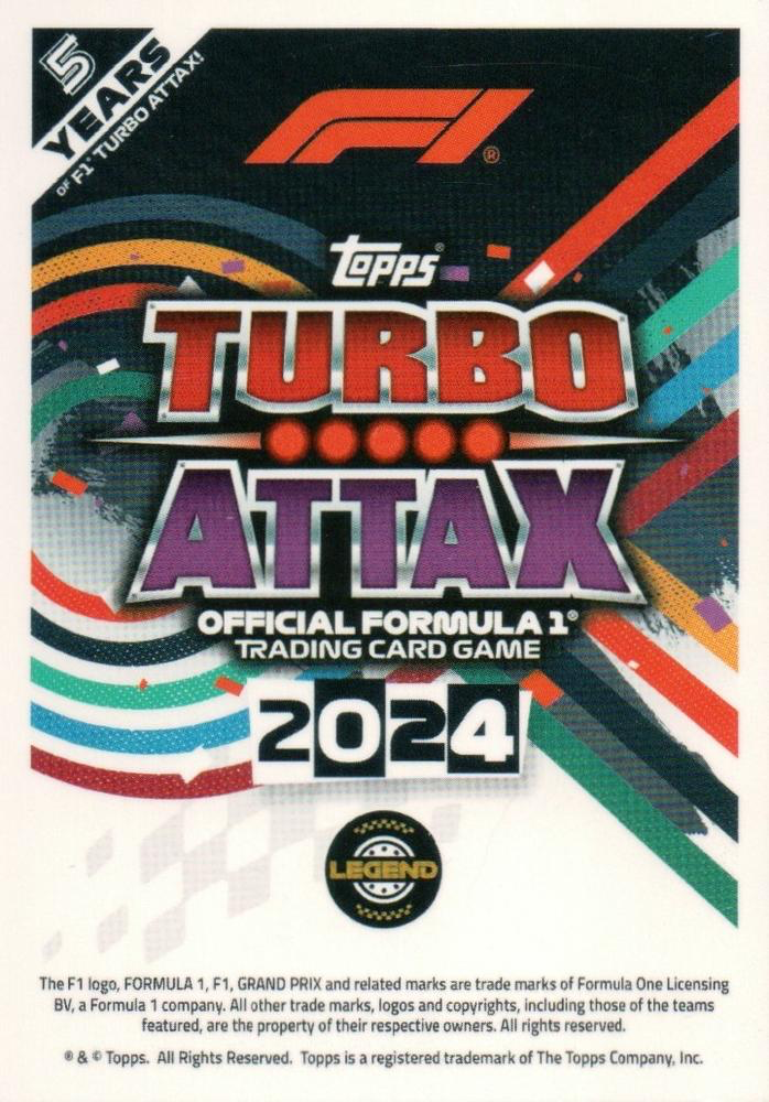 2024 Topps Turbo Attax F1 Michael Schumacher LGD #MSC