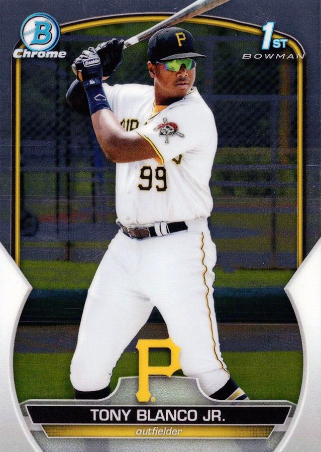 2023 Bowman Chrome Prospects Tony Blanco Jr. 1st Pittsburgh Pirates #BCP-134