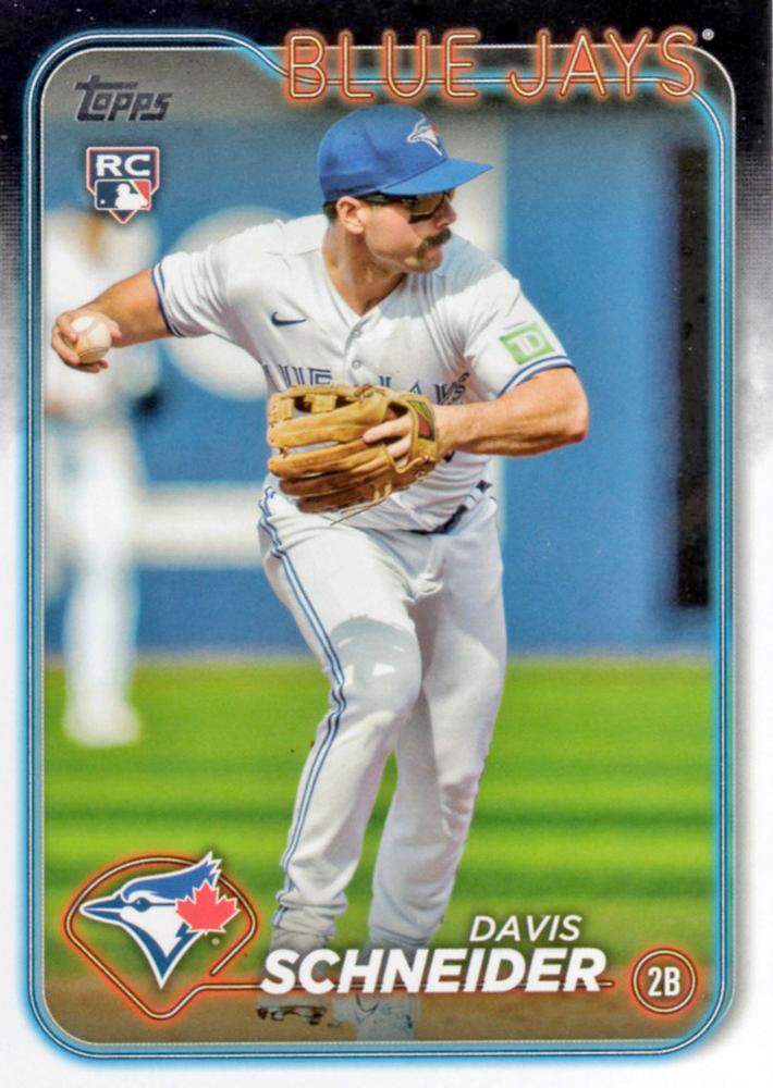 2024 Topps Series 1 Davis Schneider RC Toronto Blue Jays #189