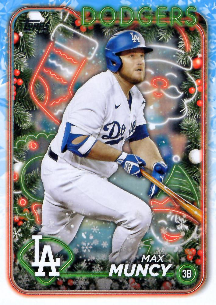 2024 Topps Holiday Max Muncy Los Angeles Dodgers #H55