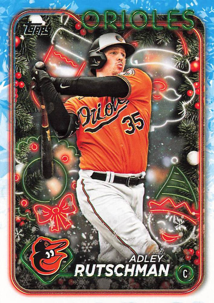 2024 Topps Holiday Adley Rutschman Baltimore Orioles #H194