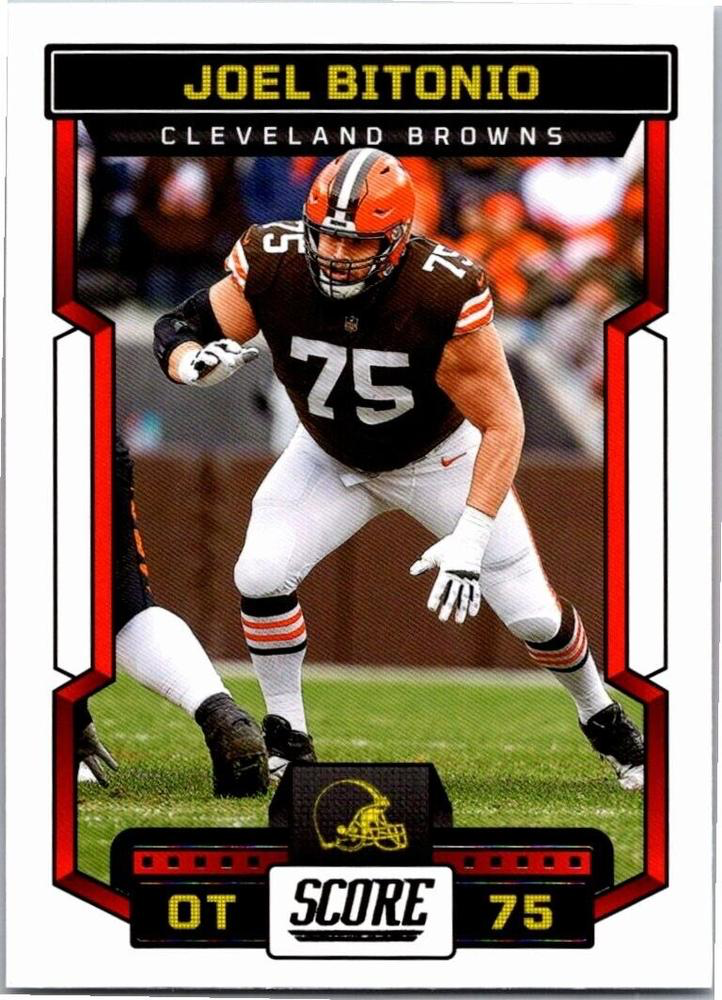 2023 Panini Score Football Joel Bitonio Cleveland Browns #214