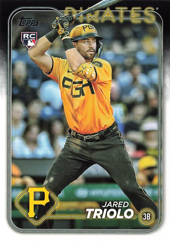 2024 Topps Series 1 Jared Triolo RC Pittsburgh Pirates #281