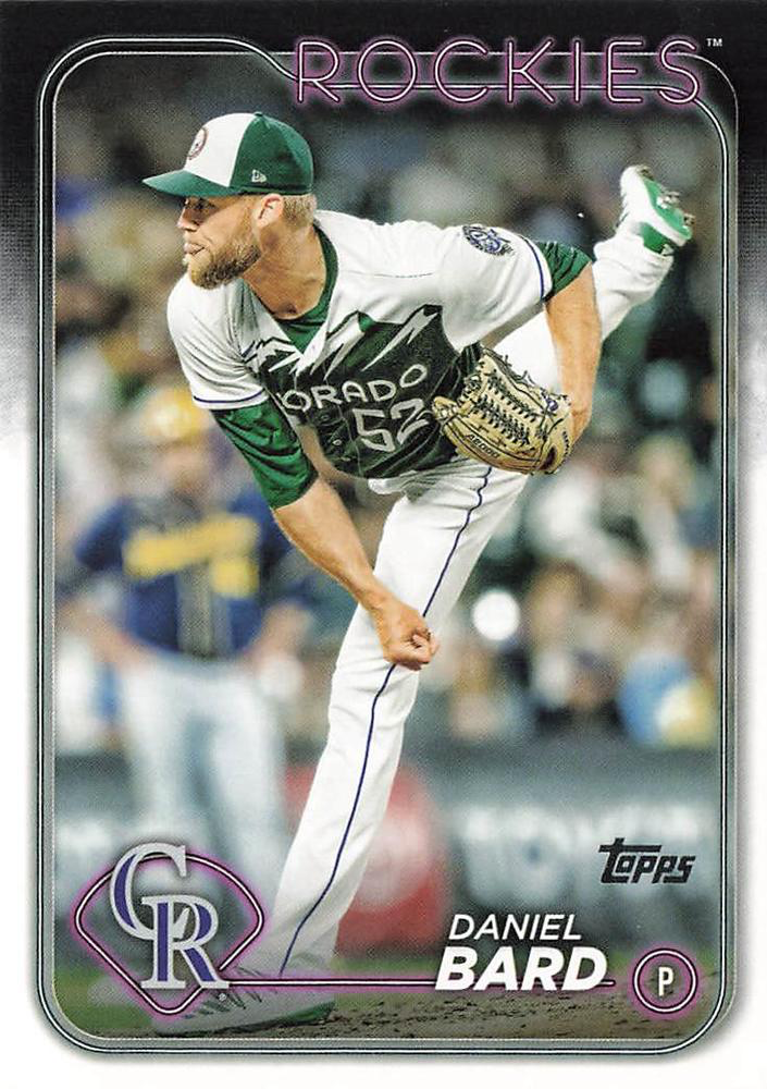 2024 Topps Series 1 Daniel Bard Colorado Rockies #320