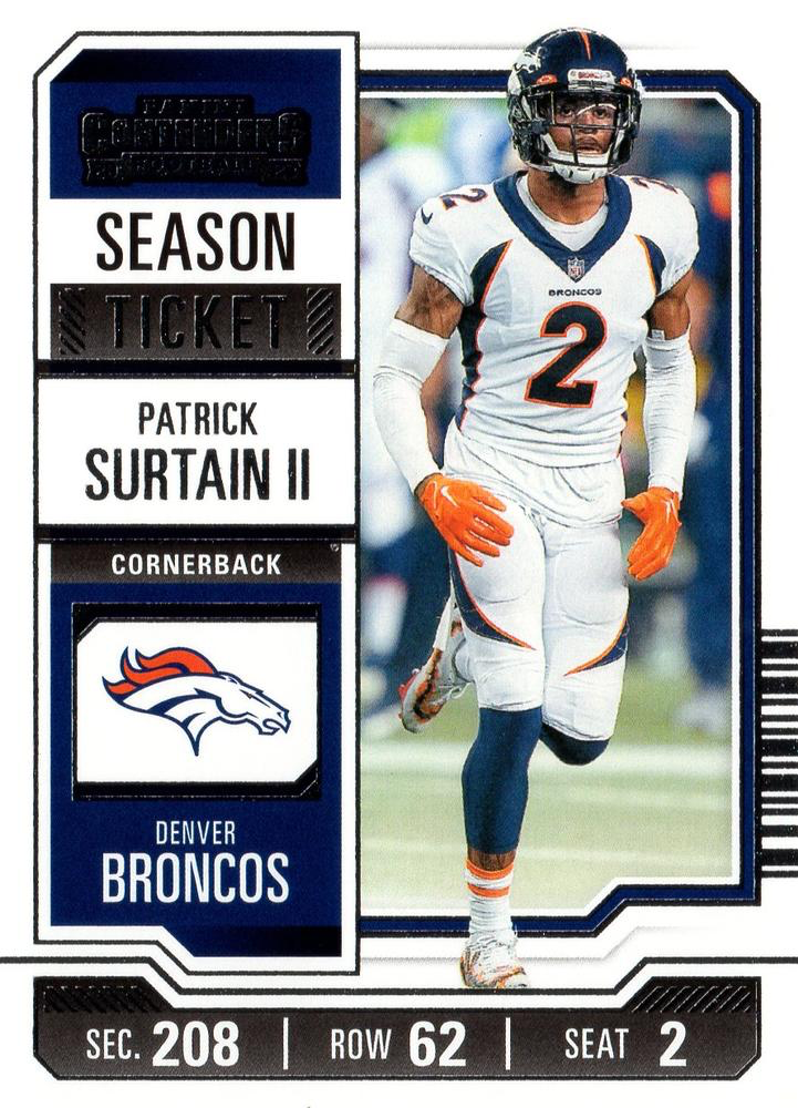 2023 Panini Contenders Patrick Surtain II Denver Broncos #31