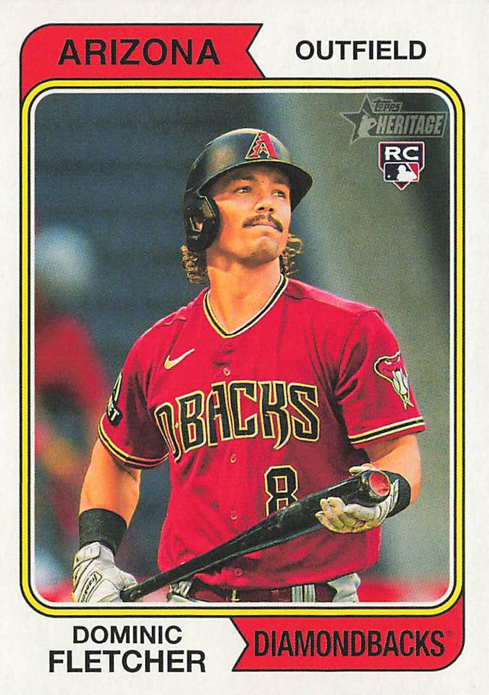 2023 Topps Heritage Dominic Fletcher RC Arizona Diamondbacks #556