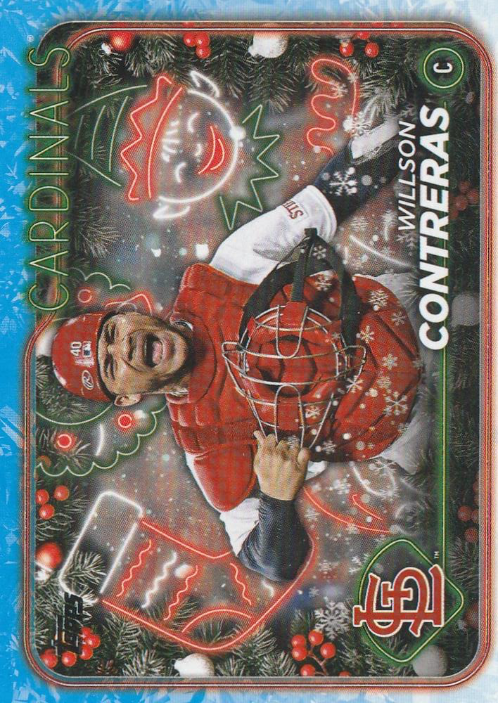 2024 Topps Holiday Willson Contreras St. Louis Cardinals #H81