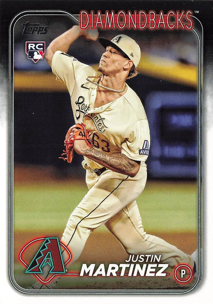2024 Topps Series 1 Justin Martinez RC Arizona Diamondbacks #325