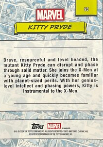 2024 Topps Chrome Marvel Kitty Pryde #95