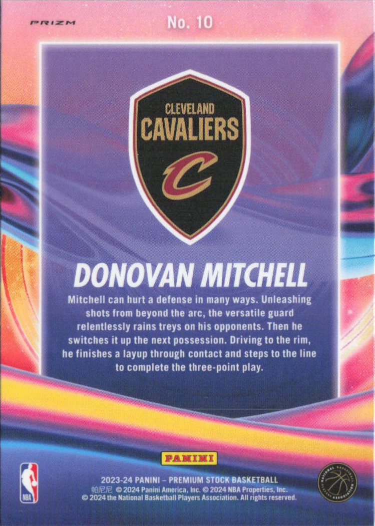 2023 Panini Hoops Anti Gravity Donovan Mitchell #9 Cleveland Cavaliers