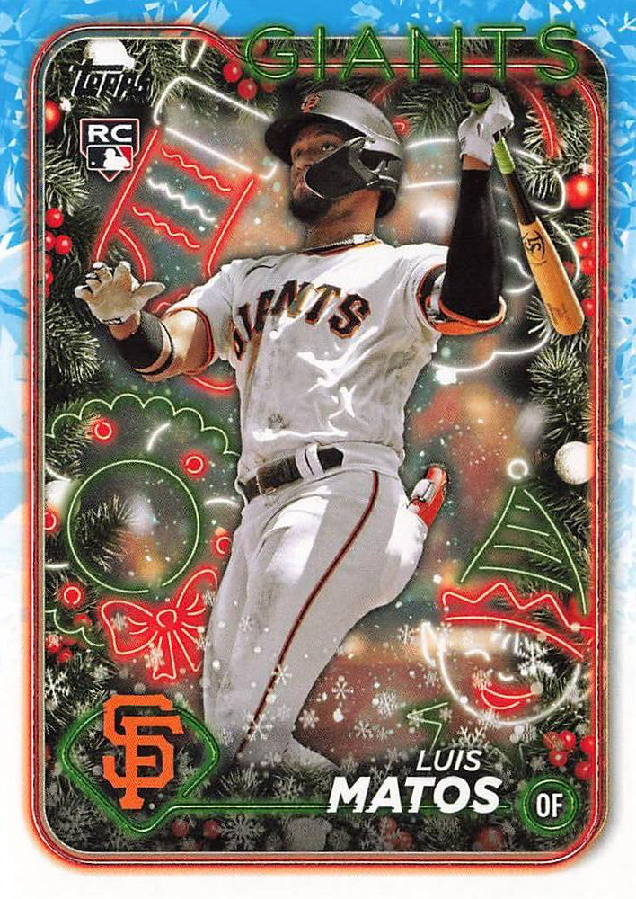 2024 Topps Holiday Luis Matos RC San Francisco Giants #H70