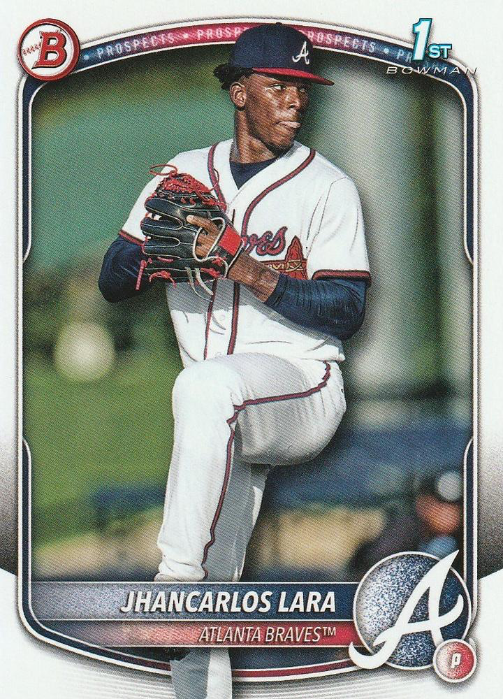 2025 Topps Bowman Paper Prospects Jhancarlos Lara 1st Atlanta Braves #BP-126