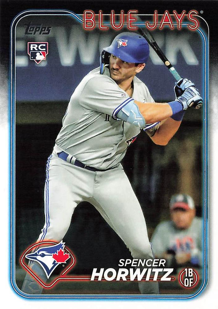 2024 Topps Series 1 Spencer Horwitz RC Toronto Blue Jays #172