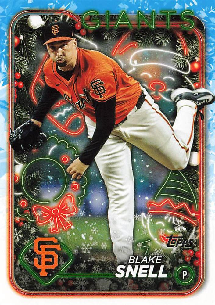 2024 Topps Holiday Blake Snell San Francisco Giants #H21